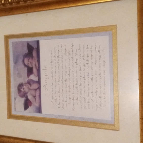 Angels Picture Gold Frame - Picture 3 of 7